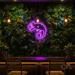 Custom Neon | Chameleon Neon Sign | 15x15 | Purple Neon Sign for Bedroom or Bar 1