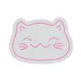 Custom Neon | Cat Face Neon Sign | 14x19 Inches | Hot Pink Neon Sign for Room Decor 3