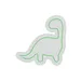 Custom Neon | Dinosaur Neon Sign | 15x15 | Green Neon Sign for Room Decor and Wall Art 3