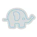 Custom Neon | Elephant Design Neon Sign | 14x22 Inches | Light Blue Neon Sign 3
