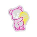 Custom Neon | Bear with Honey Neon Sign | 17x14 | Hot Pink and Yellow Neon Sign 3