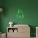 Custom Neon | Bear Design Neon Sign | 15x13 Inches | Neon Green Bright Wall Decor 2