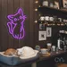 Custom Neon | Cat Face Neon Sign | 17x12 | Purple Neon Sign for Home & Bedroom Decor 2