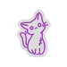 Custom Neon | Cat Face Neon Sign | 17x12 | Purple Neon Sign for Home & Bedroom Decor 3