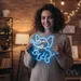 Custom Neon | Elephant Neon Sign | 16x14 | Sky Blue and Yellow Neon Sign 1
