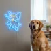 Custom Neon | Elephant Neon Sign | 16x14 | Sky Blue and Yellow Neon Sign 2