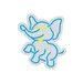 Custom Neon | Elephant Neon Sign | 16x14 | Sky Blue and Yellow Neon Sign 3