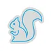 Custom Neon | Squirrel Neon Sign | 17x17 Inches | Blue Neon Sign for Home Decor 3