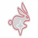 Custom Neon | Rabbit with Star Neon Sign | 22x21 | Red and White 3