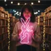 Custom Neon | Rabbit with Leaves Neon Sign | 20x14 | Hot Pink 1