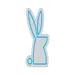 Custom Neon | Rabbit Outline Neon Sign | 19x11 | Blue Light Decor for Bedroom and Bar 3