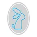 Custom Neon | Rabbit Neon Sign | 21x21 | Ice Blue Neon Sign for Decor and Rooms 3