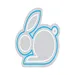 Custom Neon | Rabbit Neon Sign | 19x21 | Ice Blue Neon Sign for Home Decor and Bedroom 3