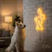 Custom Neon | Rabbit Design Neon Sign | 21x18 | Yellow Neon Sign for Wall Decor 2