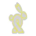 Custom Neon | Rabbit Design Neon Sign | 21x18 | Yellow Neon Sign for Wall Decor 3
