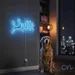 Custom Neon | Rabbit Neon Sign | 10x23 | Ice Blue Neon Sign for Home Decor and Lounge 2