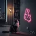 Custom Neon | Rabbit Neon Sign | 21x17 | Hot Pink 2