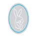 Custom Neon | Rabbit Face Neon Sign | 20x20 | White Blue Neon Sign for Room Decor 3
