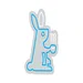 Custom Neon | Rabbit with Coffee Neon Sign | 19x14 | Ice Blue 3