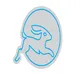 Custom Neon | Rabbit Neon Sign | 20x23 | Cool Blue Neon Sign for Decor and Wall Art 3