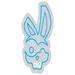 Custom Neon | Bunny Skull Neon Sign | 23x15 | Ice Blue Neon Light for Room Decor 3