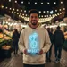 Custom Neon | Rabbit Neon Sign | 21x18 Inches | Ice Blue Neon Sign for Home Decor 1