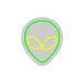 Custom Neon | Alien Face Neon Sign | Green & Yellow | 14x12 3