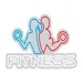 Custom Neon | Fitness Neon Sign | 16x26 | Blue Red White Neon Sign for Gym Home Decor 3