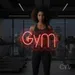 Custom Neon | Gym Neon Sign | 10x20 | Red Neon Sign for Fitness Gym Workout Room 1
