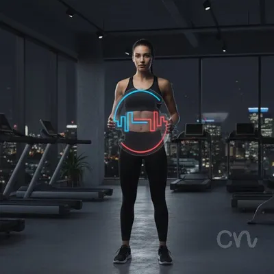 Custom Neon | Headphones with Heartbeat Neon Sign | 16x16 | Ice Blue and Red