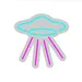 UFO Neon Sign – LED Flex Wall Light, Plug-In Blue UFO with Pink Beams, Sci-Fi Neon Wall Art for Bedroom, Gaming Room, Bar, Party, Dorm, Man Cave, Unique Space Theme LED Neon Flex Wall Decor 3