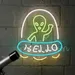 Custom Neon | Hello Alien Neon Sign | 20x18 1