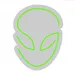 Green Alien Head Neon Sign – LED Flex Wall Light, Plug-In Neon Alien Decor for Bedroom, Bar, Gaming Room, Dorm, Man Cave, Sci-Fi Wall Art, Modern LED Neon Flex Sign, Aesthetic Home Wall Decor 3
