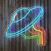 Custom Neon | UFO Alien Spaceship Neon Sign Wall Art | 19x19 | Multicolor 2