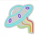 Custom Neon | UFO Alien Spaceship Neon Sign Wall Art | Energy Efficient LED Home Decor Light | 19x19 | Multicolor 3