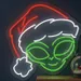 Custom Neon | Alien Santa Neon Sign 24x30 2