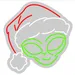 Custom Neon | Alien Santa Neon Sign 24x30 3