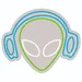Custom Neon | Alien UFO Neon Sign 18x22 Inch 3