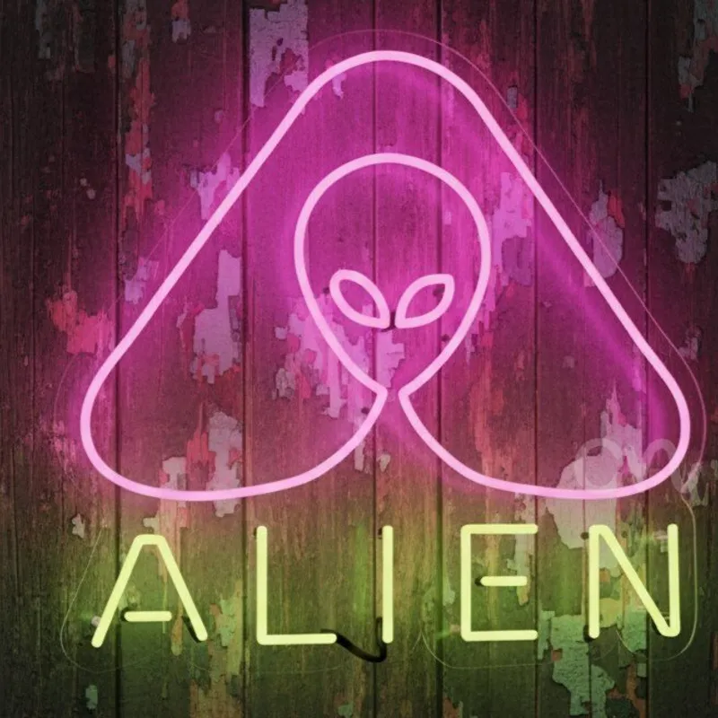 Custom Neon | Alien Galaxy Neon Sign 22x23 Inch