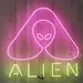 Custom Neon | Alien Galaxy Neon Sign 22x23 Inch 2