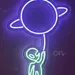 Custom Neon | Alien Planet LED Neon Sign | Energy-Efficient Wall Art for Bedroom, Gaming Room & Home Decor | 23x16 | Green & Blue 1