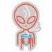 Custom Neon | Alien Coffee LED Neon Sign | 22x13 | Red & Blue 3