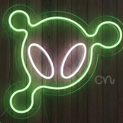 Custom Neon | Neon Flex Alien Sign | 18x20