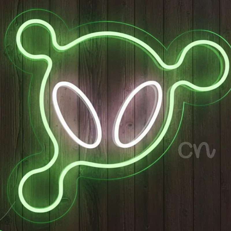 Custom Neon | Neon Flex Alien Sign | 18x20