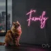 Custom Neon | Family Neon Sign | 20x24 | Hot Pink 2