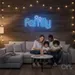 Custom Neon | Family Neon Sign | 13x21 | Light Blue Neon Sign for Home Decor 1