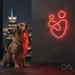 Custom Neon | Mother and Child Neon Sign | 23x17 | Red Neon Sign for Home Decor 2