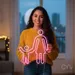 Custom Neon | Adult and Child Neon Sign Neon Sign | 23x20 | Hot Pink 1