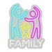 Custom Neon | Family Neon Sign | 21x17 | Ice Blue, Bright Yellow, Neon Purple, Warm White 3