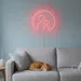 Custom Neon | Abstract Swirl Neon Sign | 21x23 | Red Neon Sign Light for Home Decor 2